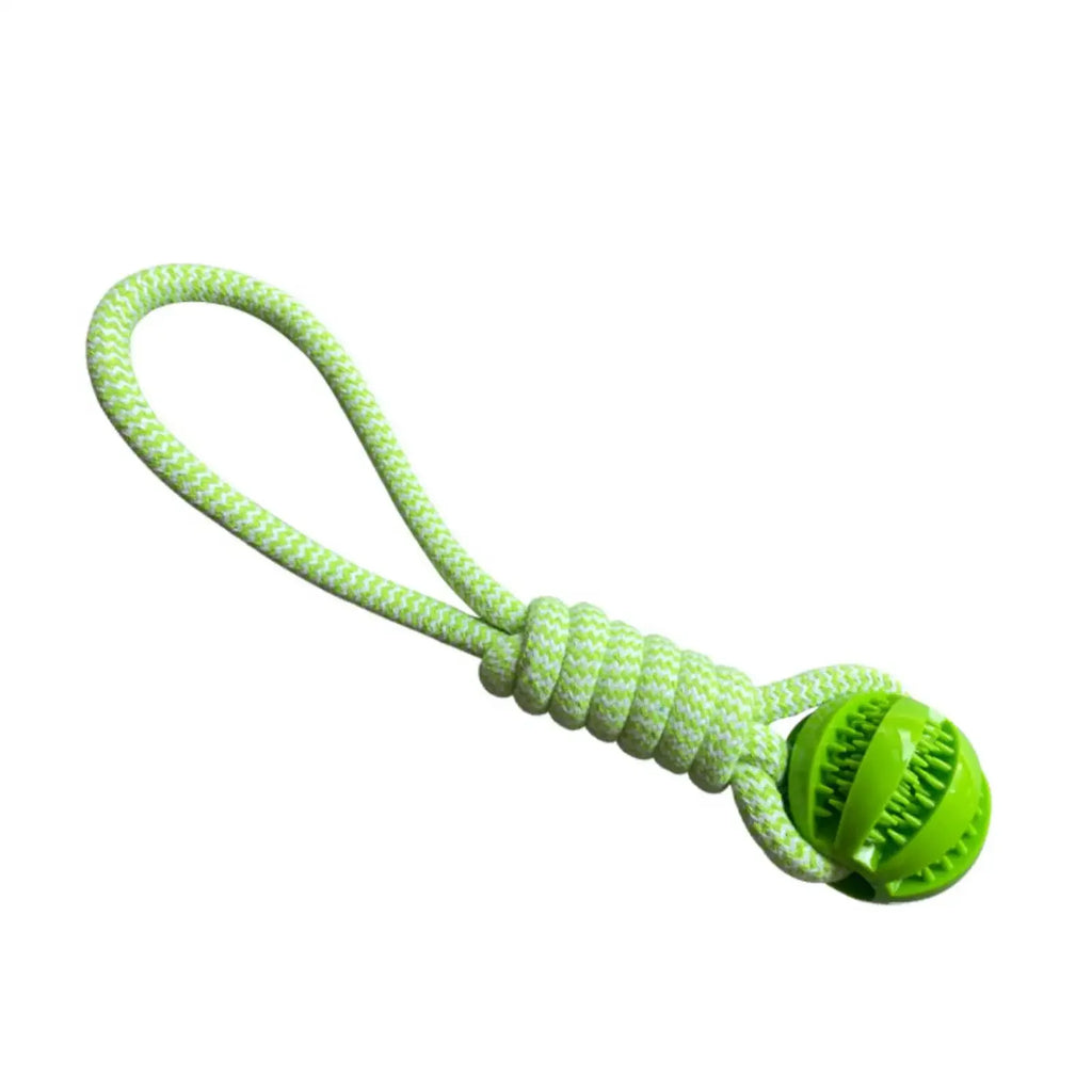 Dog Toys Balls Interactive Supports Rope Rubber Leaking Small Medium