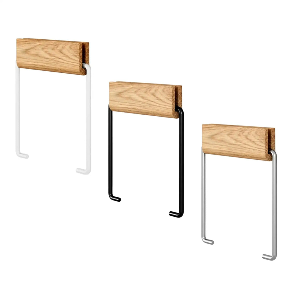 Wall-Mounted Paper Towel Holder – Modern Wood & Metal Rack Toilet Paper Holder Zpaxo