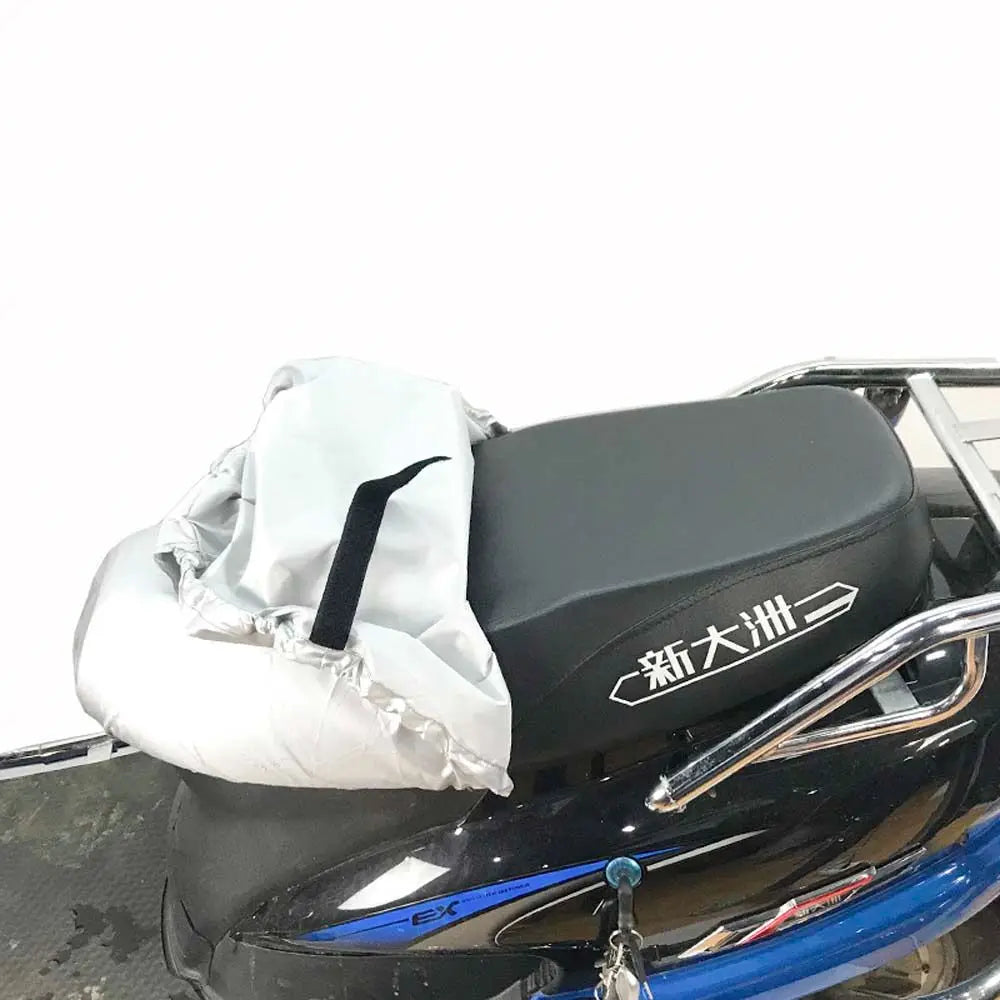 Black Motorcycle Accessories Rain Seat Cover Saddle Cushion Zpaxo