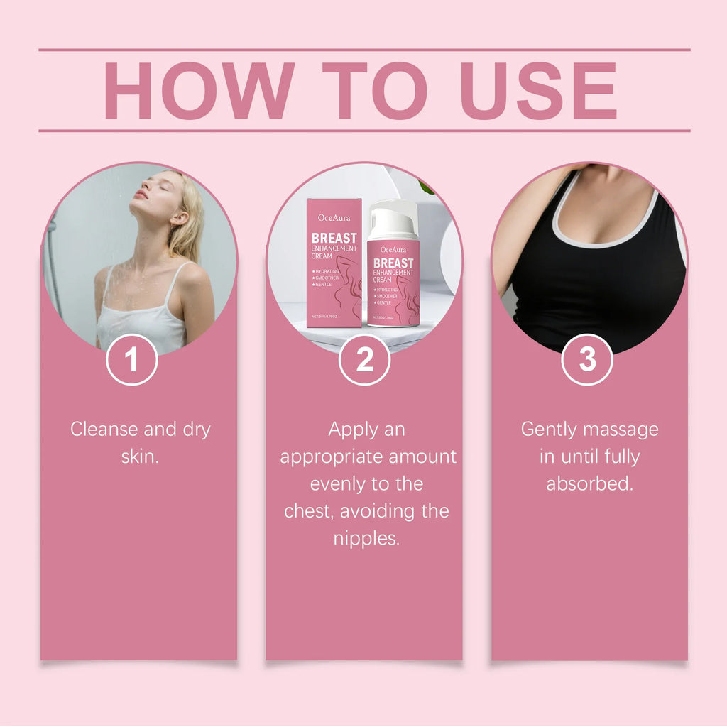 Bust Firming Cream with Retinol & Panthenol Lifting & Moisturizing Chest Treatment Improves Skin Elasticity & Hydration Night Zpaxo