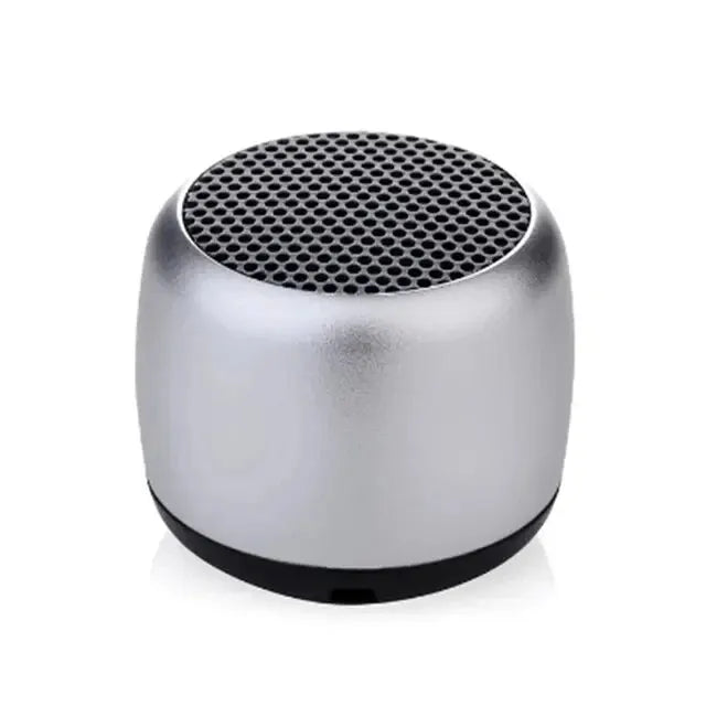 Portable Bluetooth Speaker Music Stereo Surround Mini USB Outdoor Zpaxo Silvery