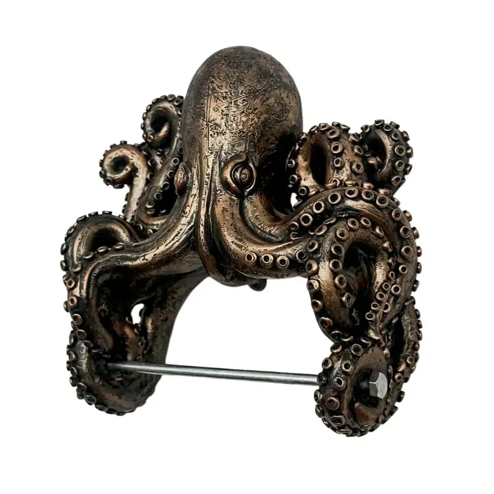 Octopus Toilet Paper Holder Cute Resin Stand Wall Mount Storage