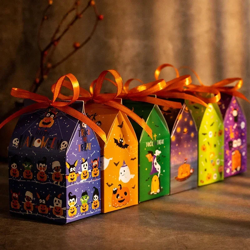 Mini House Halloween Candy Box Novelty Party Favor Supports Boxes