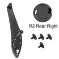 Black Door Panel Pull Trim Cover for BMW F30 F80 F31 F32 F34 F35 Front Rear Left Right Inner Car Door Handles Interior Accessory Zpaxo R2 Rear Right