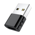 USB C Female to USB Male Adapter USB Type C to USB 2.0 Adapter Converter for Notebook Laptop PC Keyboard 480Mbps Zpaxo black CN