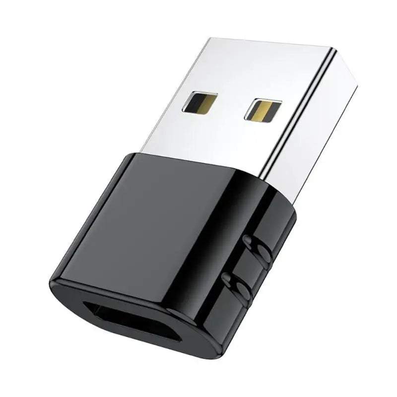 USB C Female to USB Male Adapter USB Type C to USB 2.0 Adapter Converter for Notebook Laptop PC Keyboard 480Mbps Zpaxo black CN