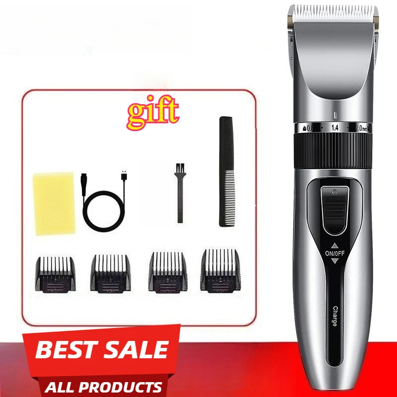 Dog Hair Clippers Electrical Pet Clipper Grooming Trimmer Cat Rabbit Zpaxo Black