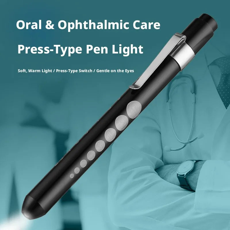 SHINEKNOT LED Nurse Pen Light – 300LM Oral Exam Flashlight
