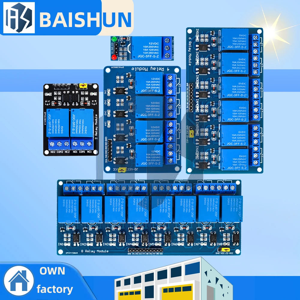 5V 12V 1-8 Channel Optocoupler Isolation Relay Arduino Application Zpaxo