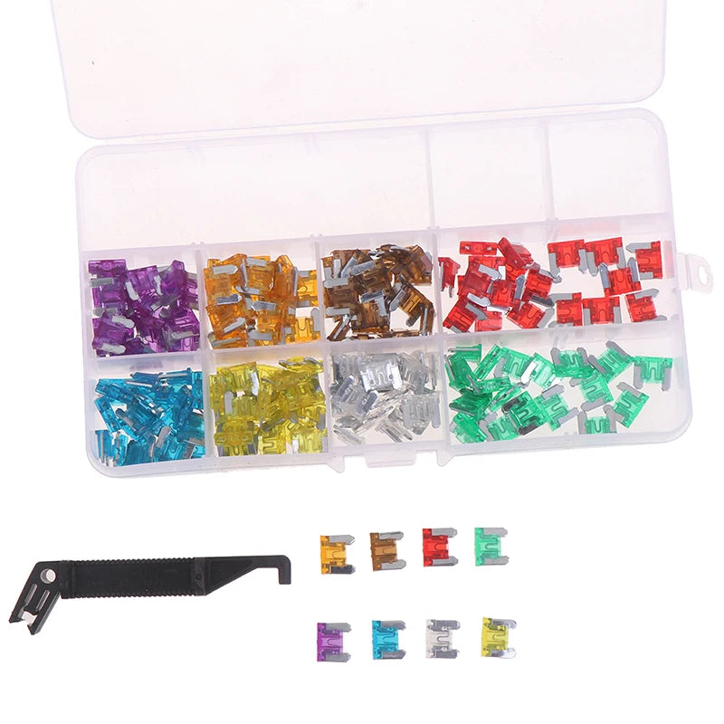 Car Blade Fuses Assortment Automotive Replacement Low Profile Mini
