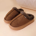 Warm Fashion Fluffy Slippers Women Winter Indoor Outdoor EVA Thick