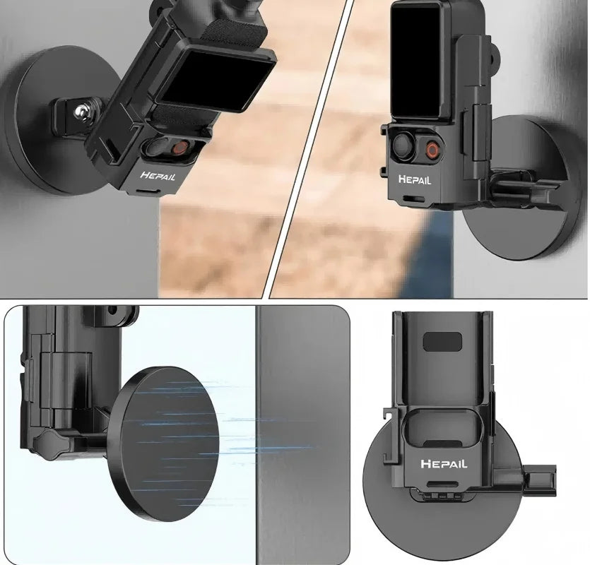 DJI Osmo Pocket 3 Magnetic Bracket Mount & Tabletop Holder Kit Camera Mount Kit Zpaxo