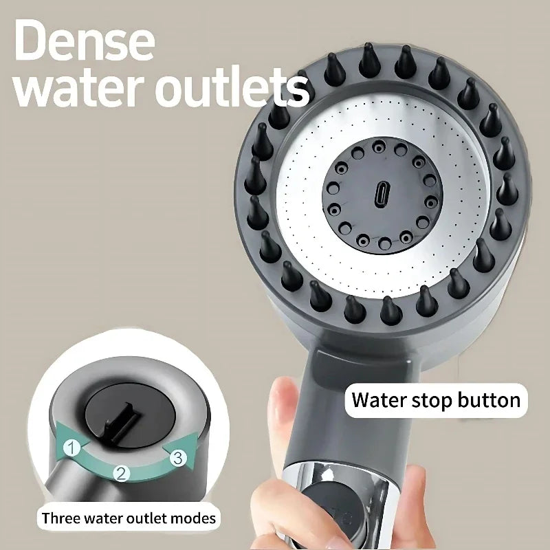 Suitable for Multi Size Shower Faucet Complete Bathroom and Shower Cleaning Pressure Shower Set Bathroom Accessory Cleaning Tool Zpaxo