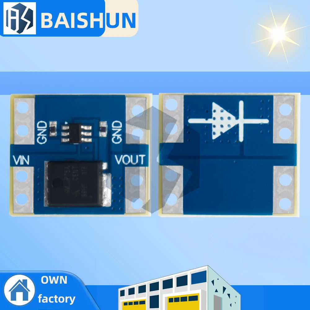 XL0401 Ideal Diode Module Simulation Simulate Ideal Diode Rectifier 3V-26V 5.5mΩ Low Internal Resistance MOS Board Zpaxo XL0401 1pc