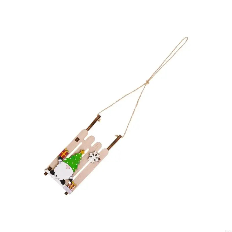 Handmade Christmas Sled Ornament Indoor Outdoor Festival Display