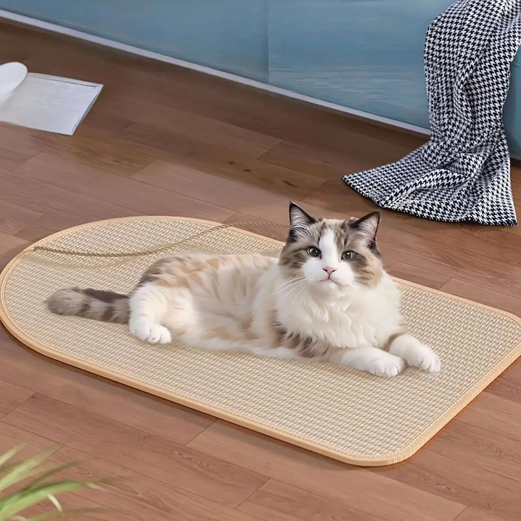 Durable Sisal Cat Scratch Pads Wall Sofa Claw Grinding Board Stickers