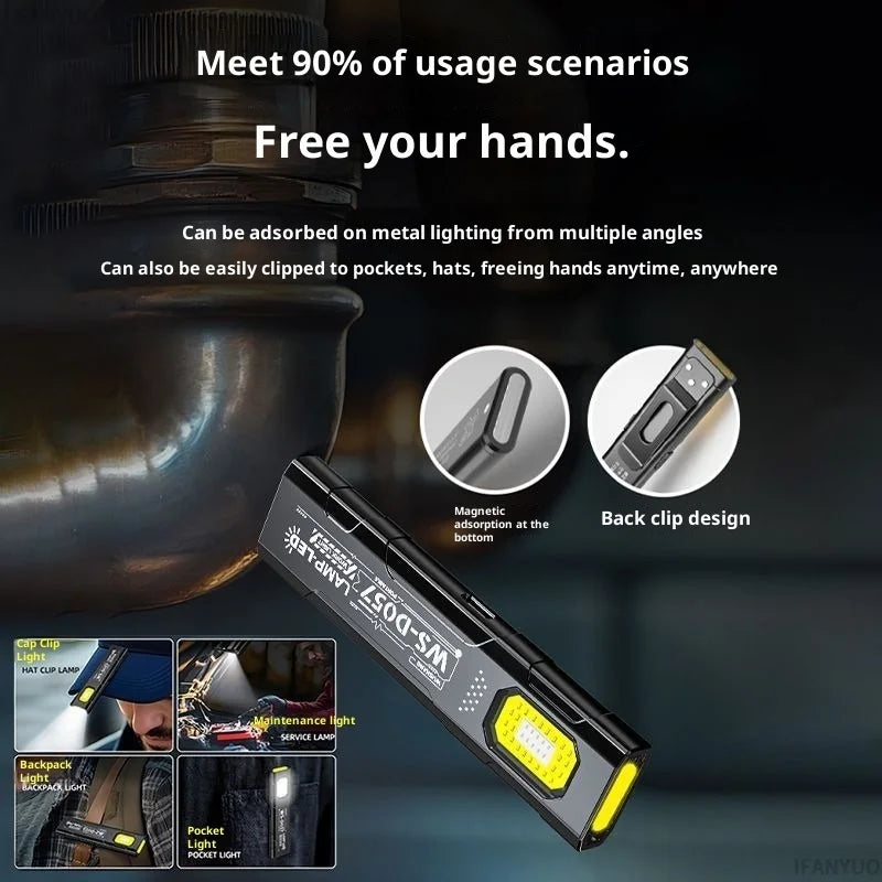 Zpaxo 550LM Rechargeable LED Keychain Flashlight | Mini Torch