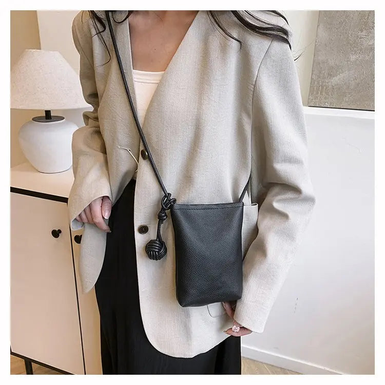 Phone Bag Women Leather Small Crossbody Designer Cell Lightweight