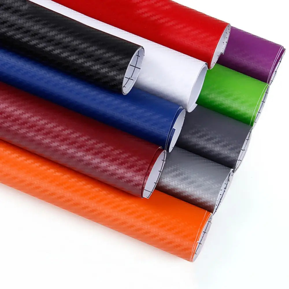 Wrap Sheet Roll Film 3D Car Carbon Fiber Vinyl Decal Sticker Zpaxo