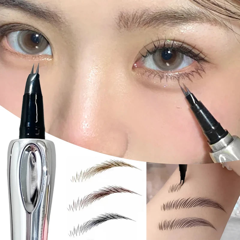 2Point Liquid Eyebrow Pencil Waterproof Sweat-proof Outline Wild