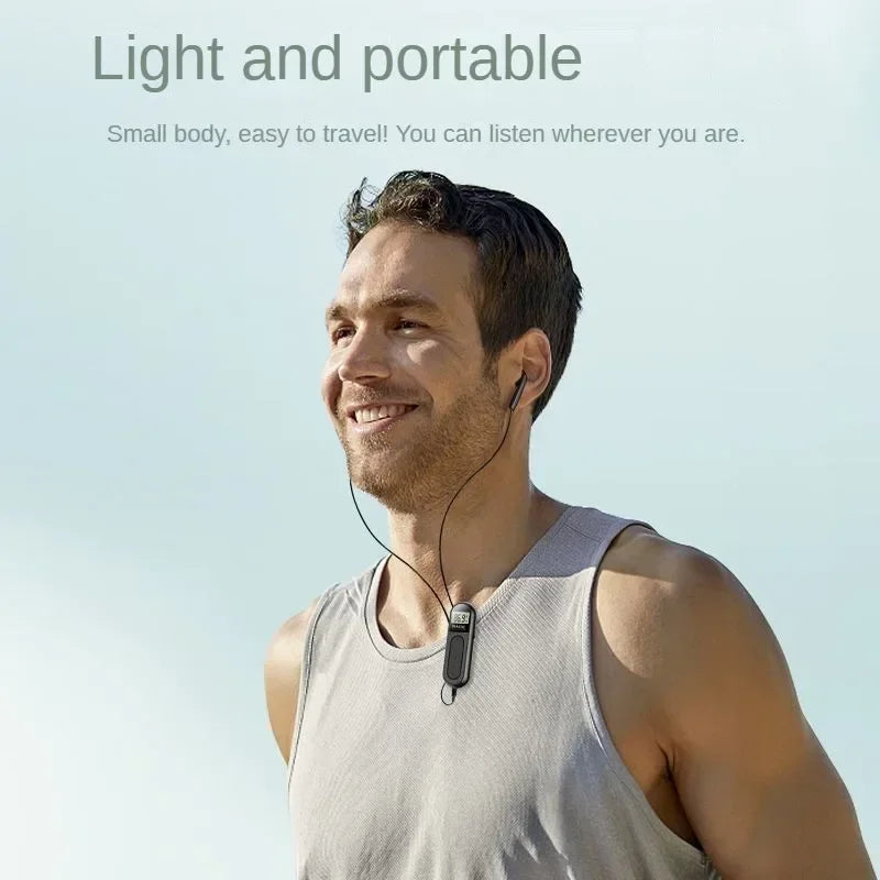 Mini Portable FM Radio, Multi-functional Pocket Radio for Elderly Outdoor Activities Zpaxo