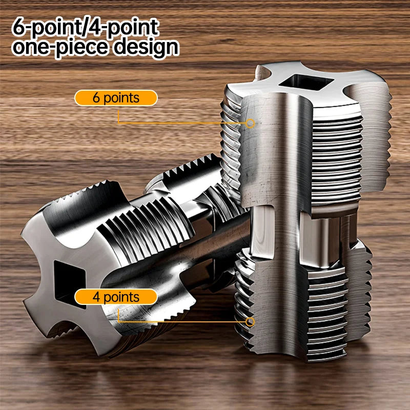 4 6 Points Pipe Inner Hole Opener Water PVC Internal Thread Openers