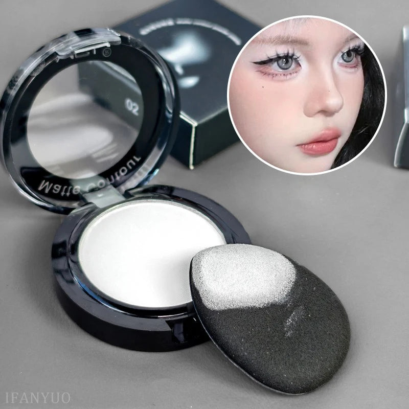 Matte Monochrome Eyeshadow Palette Delicate Eye Contouring Natural 3D Zpaxo