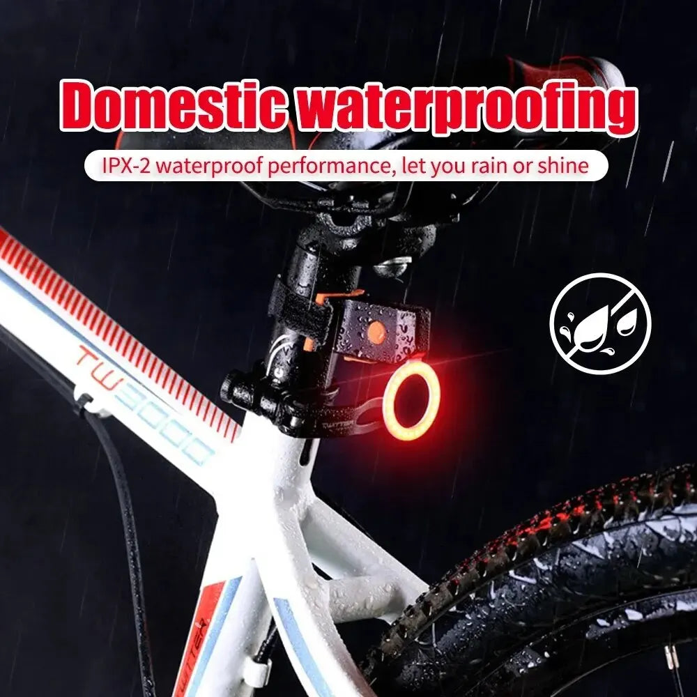 Bicycle Taillight Multi Lighting Modes USB Rechargeable Led Bike Light Flash Tail Rear Lights for Mtb Bike Seatpost Zpaxo