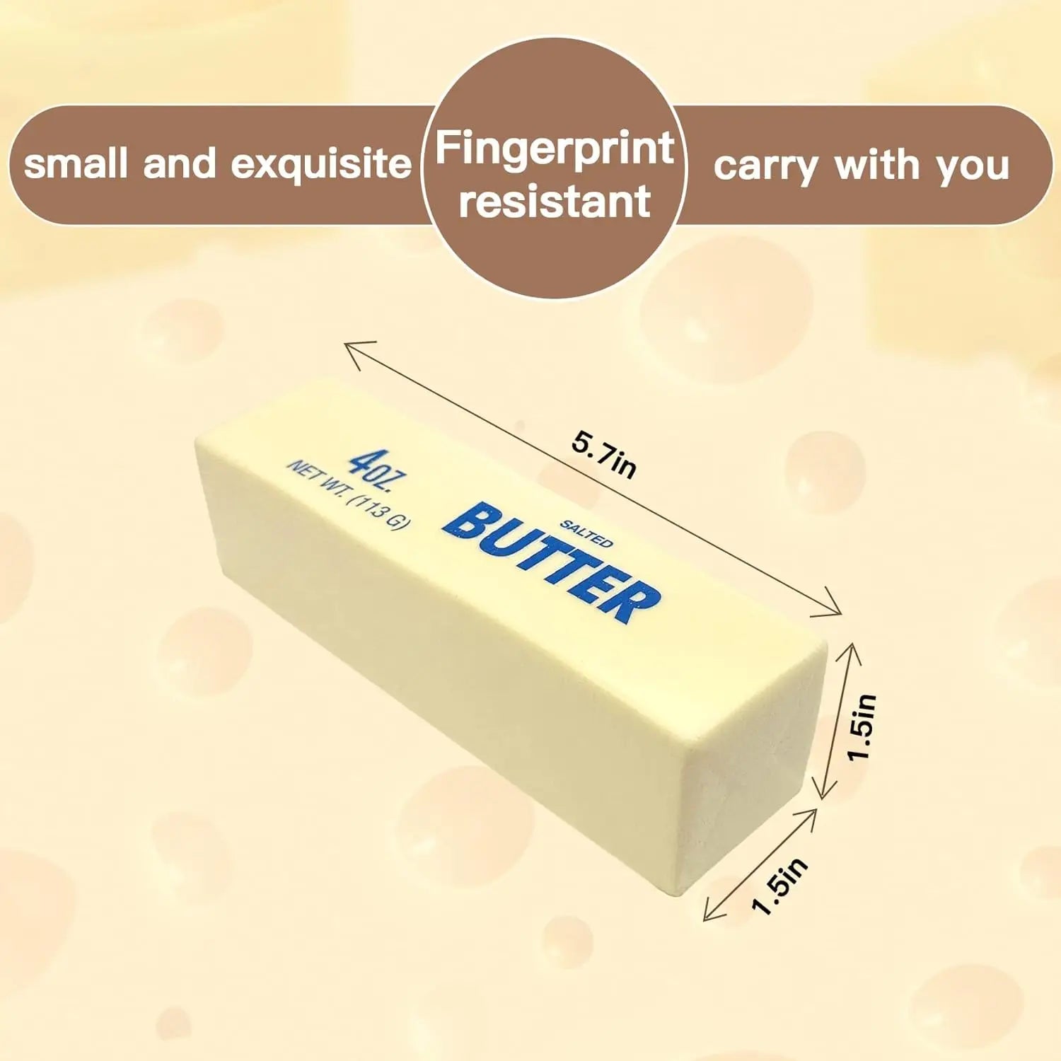 Lifelike Sticky Soft Butter Stick Slow Rebound Toy Wet Moisture Hand
