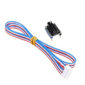 652F 1PC External High Power Switching Motor Driver Adapter Module for Microstep Driver 3D Printer Board for w/ 50cm 6pin Cab Zpaxo Black CN