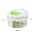 Hot Household Food Grade Vegetable Dehydrator, Kitchen Vegetable Washing and Draining Basin, Fruit and Vegetable Draining Tool Zpaxo Green