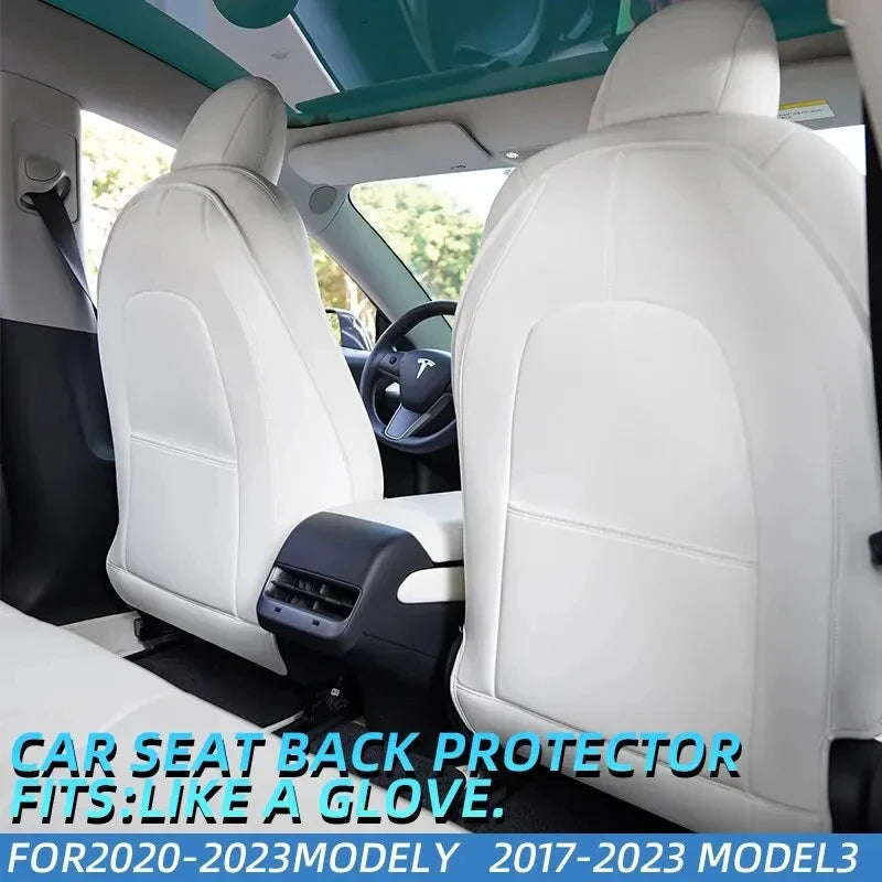Tesla Model 3 Y Seat Back Kick Protector Backseat Mats Kids Extra