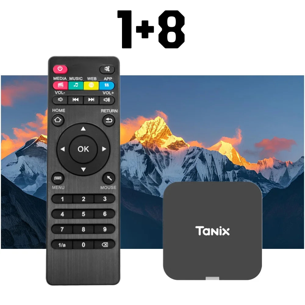 Tanix Tx1 TV Box Wifi 4K HDR Android10 USB Mini Portable Video Movice Zpaxo Tanixtx1-1G8G
