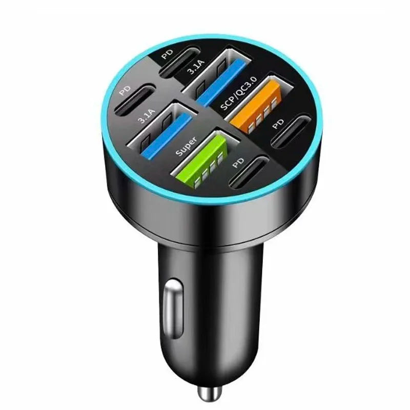 UYUXIO 1 USB C Car Phone Charger 4 PD Fast Charge Adapter Iphone Ipad