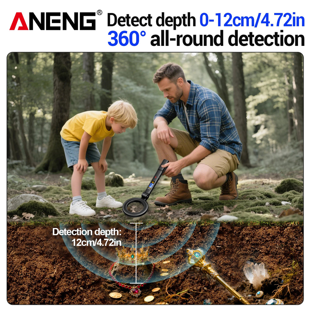 Metal Detector Treasure Hunter All Discrimination Pin-point