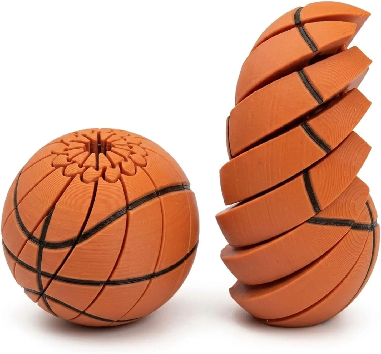 Baseball Fidget Ball 3D Printed Twist Turn Stress Relief Desk Relieve Zpaxo Basketball