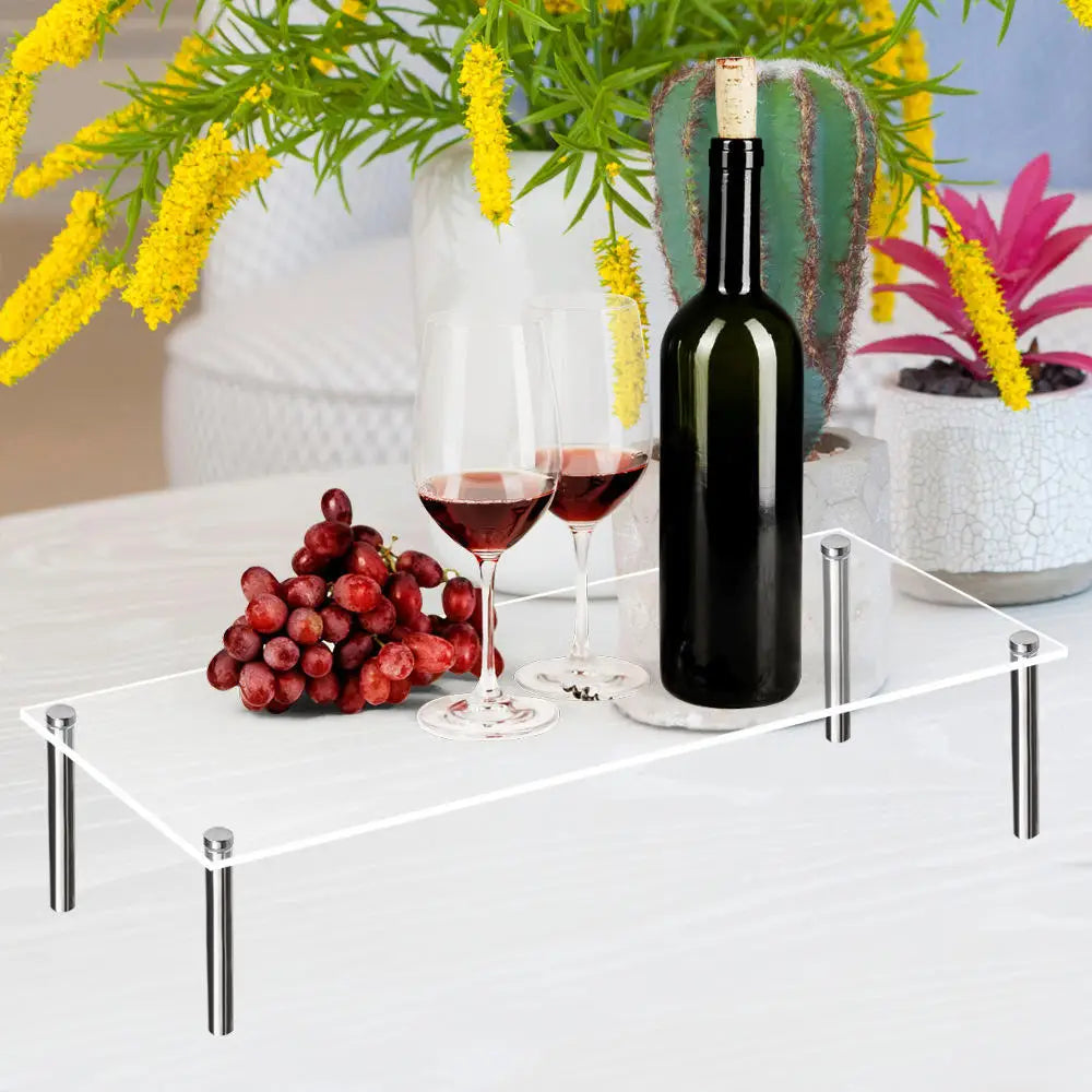 Clear Acrylic Cake Stand & Cupcake Display Riser – 4 Sizes