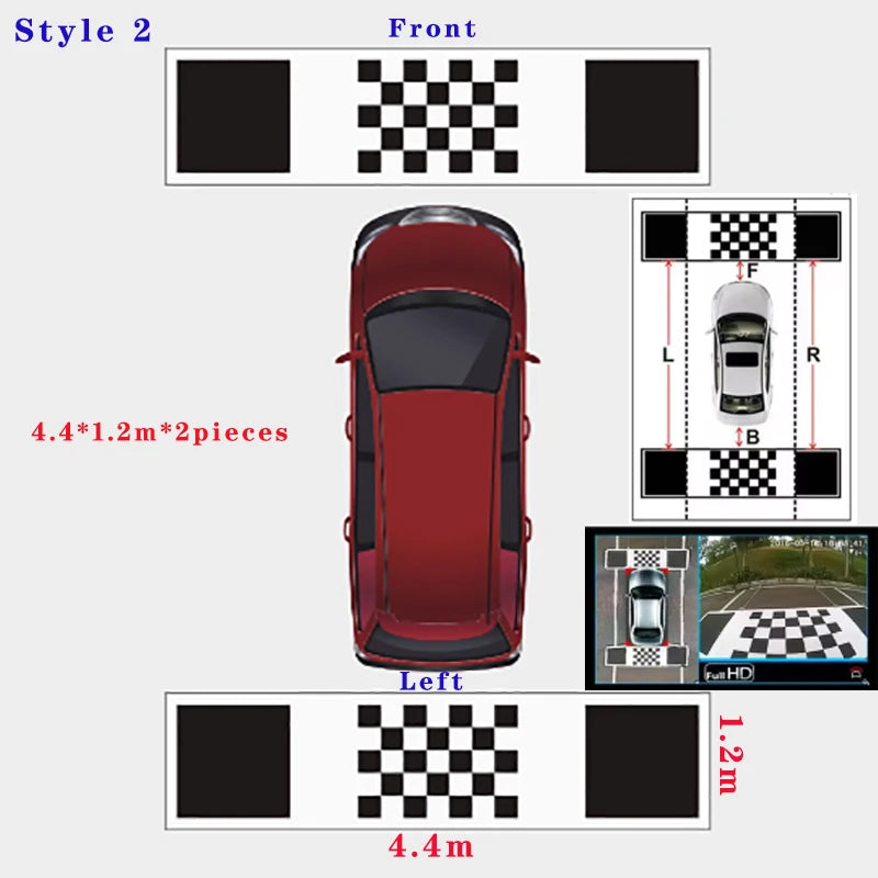 Automatic Completion Calibration Cloth Car 360 Panoramic Image System