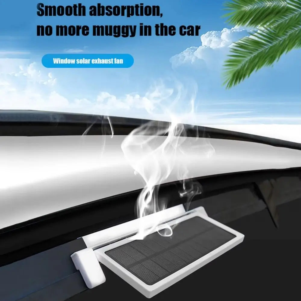 Solar Charging Auto Cooling Fan Assisted Ventilation Car Air Cooler Zpaxo