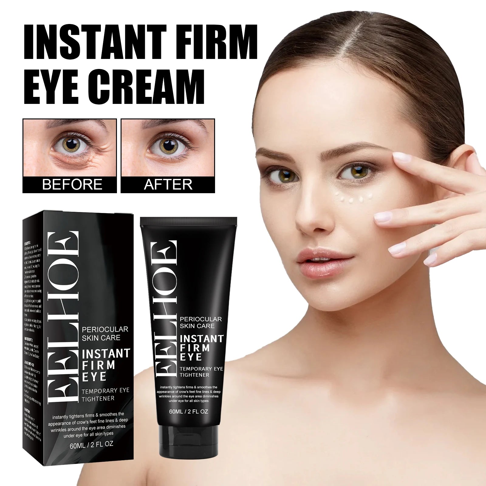 Eelhoe Firming Eye Cream – Anti-Aging, Collagen & Hyaluronic Acid Anti-Aging Eye Cream Zpaxo Default Title