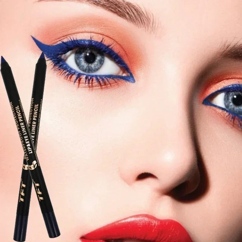 Quick-drying Eyeliner Waterproof Liquid Gel Pen Colourful Pigment