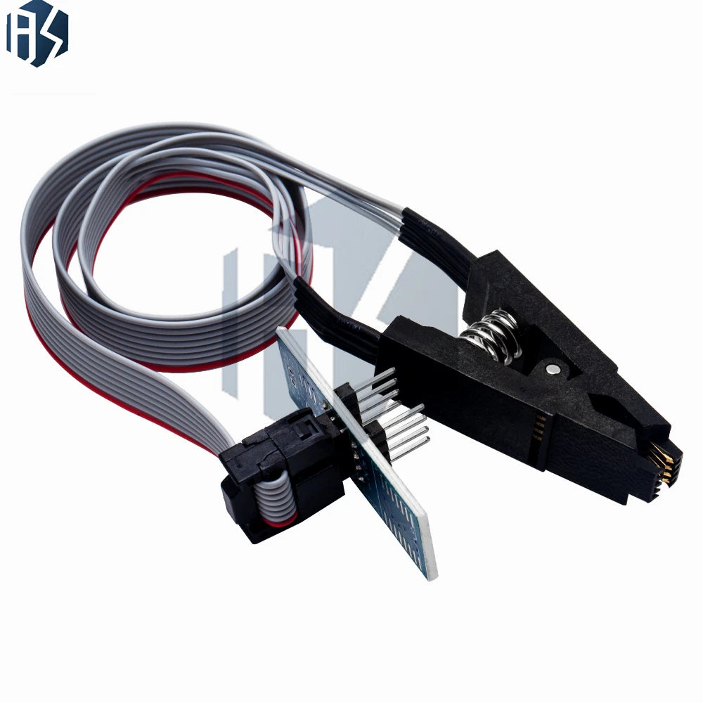 SOIC8 SOP8 Test Clip Gold-plated Spring-loaded 93C46 25C64 24LCxx Zpaxo