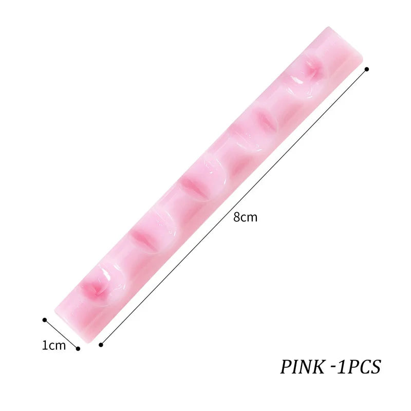 Nail Art Brush Holder Stand 5 Grids Nail Painting Pen Holder Manicure Penholder Stand Shelf Acrylic Display Manicure Tools Zpaxo