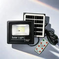 Brightness 50W Solar Street Light Outdoor Flood Remote Reflector Zpaxo 44LED