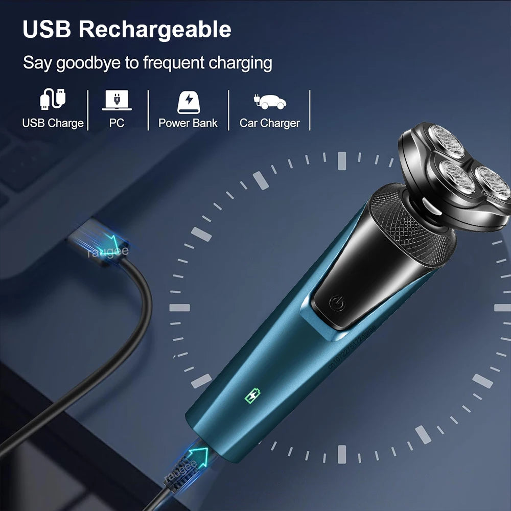 Electric Shaver Men Facial Beard Hair Remover Chest Nose Trimmer