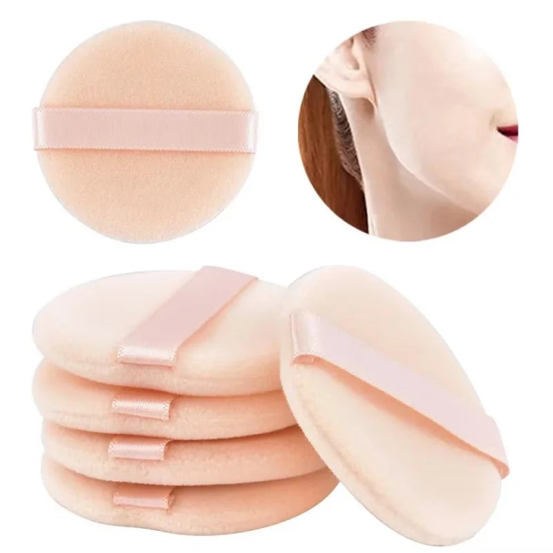 Soft Velvet Powder Puff – Double-Sided Makeup Sponge Set