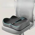 Universal 3D Ergonomic Memory Foam Seat Cushion Washable Polyester Soft Hip Support For Car Office Home Chair Zpaxo black-h