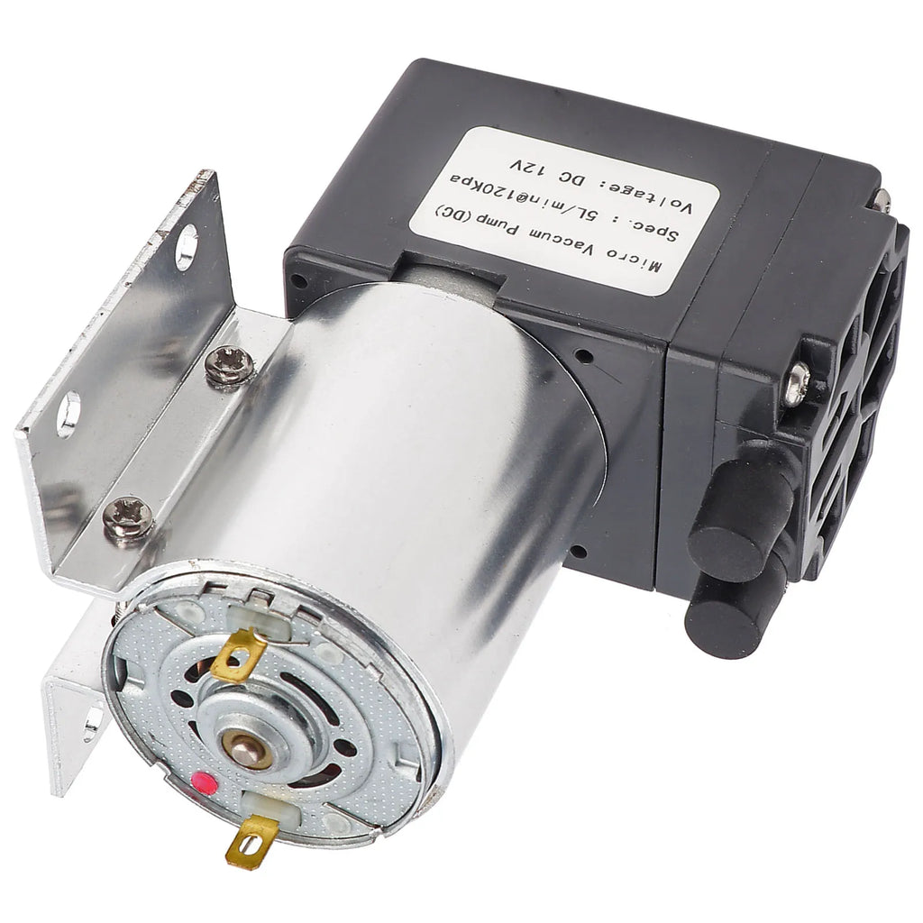 Vacuum Pump Negative Pressure Suction Pump DC 12V 5L/min 120kpa Mini Vacuum Pump Negative Pressure Suction Pumping With Holder Zpaxo