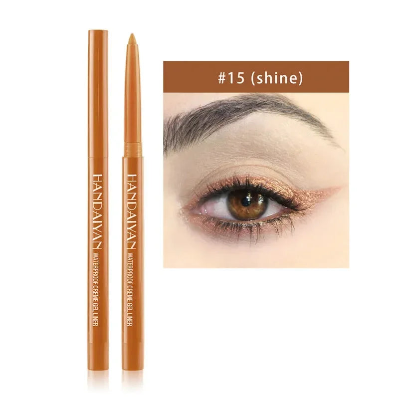 Matte Colorful Eye Liner Pen 20 Colors Eyeliner Gel Pencils Long Zpaxo 15