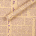 Vintage Newspaper Kraft Gift Wrapping Paper 50×70cm | Brown Wrap